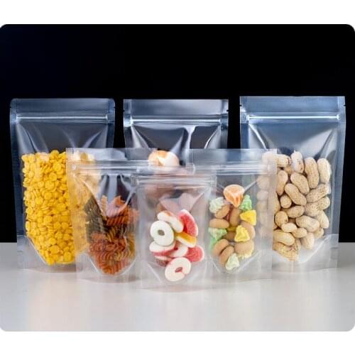 Self-Adhesive Transparent White Card Bag with Hanging Hole Bag Large Opp Jewelry Bag Ziplock Bag Toy Packaging Bag