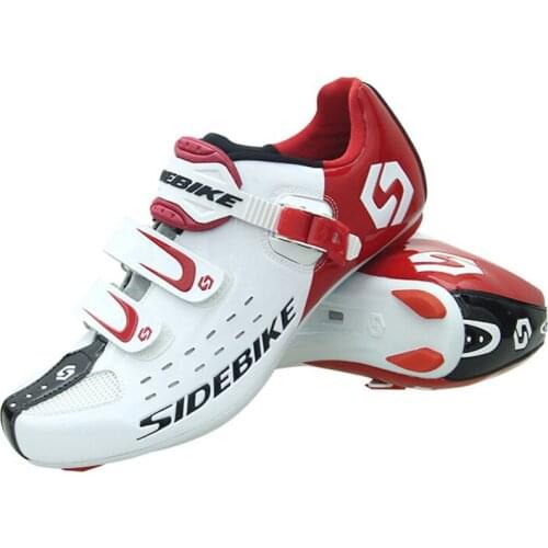 SIDEBIKE Men Women Breathable Athletic Cycling Shoes Bicycle Cycling Sports Shoes Road Bike Self-Locking Racing Shoes