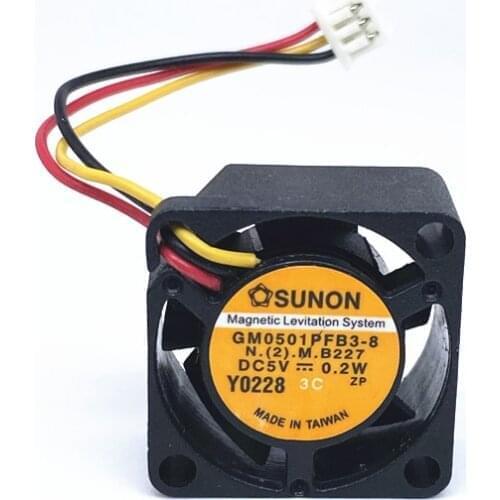 SUNON 2010 20MM 2cm 5V 0.2w 20 * 20 * 10 mm Cooling fan mini laptop fan ball GM0501PFB3-8
