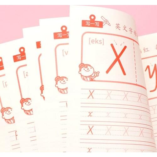 English Copybook For Calligraphy Books For Kids Regular script exercises Stationery for for primary school students Beginners