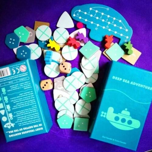 Funny Board Early Learning Game 2-6 Players Deep Sea Adventure English Intelligence Game Christmas Gift for Kid Family Party Toy