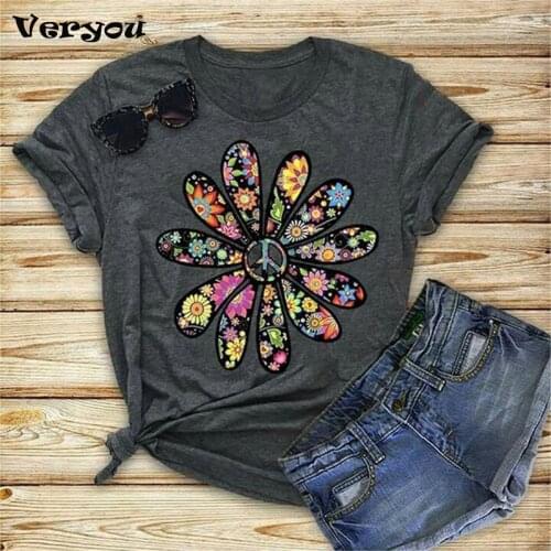 2021 Women Fashion Clothing Ladies Tops T Shirt for Women Multi Color Cartoon Printed T-shirt For Women Womens T-shirt