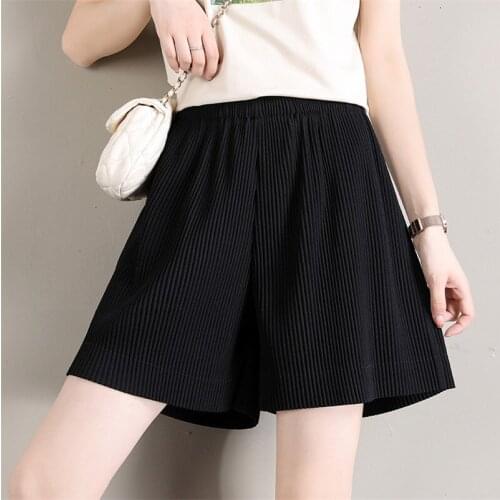 Large Size Women Summer Shorts Korean Style Elegant Trousers Candy Color Students Harajuku Simple Pants Plus Size M-5XL 6XL 7XL