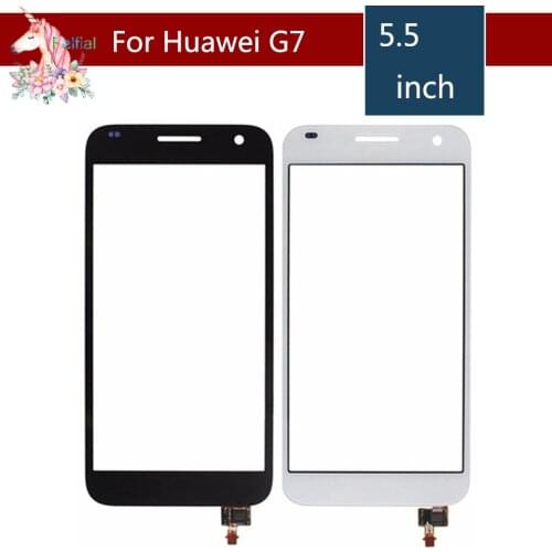 5.5" For Huawei Ascend G7 LCD Touch Screen Digitizer Sensor Outer Glass Lens Panel Replacement