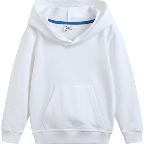 ZWY260 Autumn Winter Cotton Kids Girls Boys Hoodies Outerwear Teenager Children Hooded Pullover Sweatshirt For Boys Girls