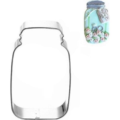 Glass Bottle Cookie Cake Cutters DIY Biscuit Pastry Baking Tools Fondant Party Wedding Decor DH126