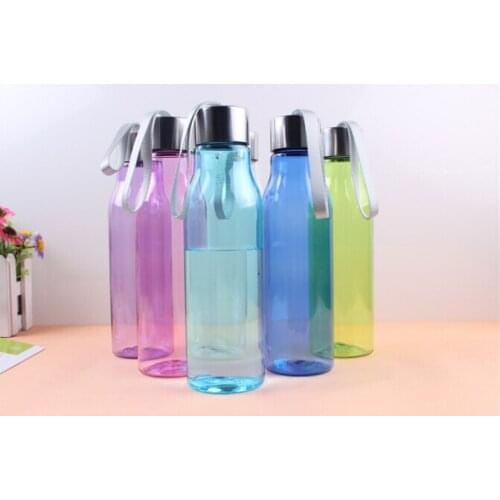 1PC Portable Candy 600ml FDA PC Sport Creative Frosted Shatterproof Lemon Soda Space Cup Leak-proof Water Pot Kettle J1371