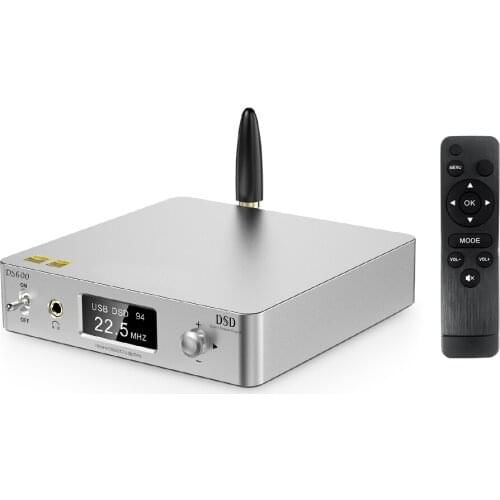 2-Channel AUDIO DAC DSD512 32Bit768K USB HIFI AUDIO Decoder Headphone Amplifier BT 5.0 Receiver