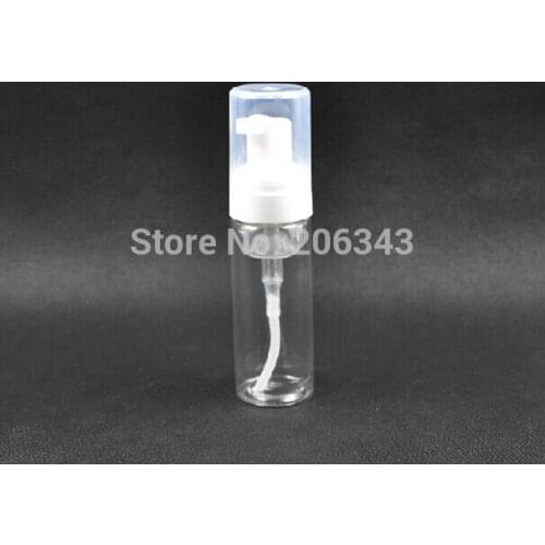 50ML transparent FOAMING BOTTLE or MOUSSE BOTTLE or facial cleaner bottle/ handwashing bottle