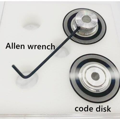 Encoder Disc disk sensor for HEDS-9700#F50 256CPR AB 2CHANNEL Grating Counting outside diameter25.4mm