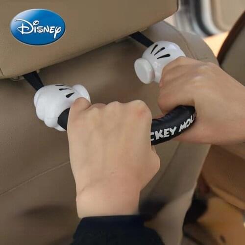 Disney Car Seat Back Small Hook Safety Armrest Car Multi-function Handle Pull Car Creative Supplies Ornaments
