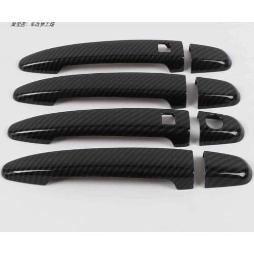 FOR Toyota Sienta 2003-2014 xp81 XP80 door handle cover carbon brazing dimensional pattern Sienta modification supplies