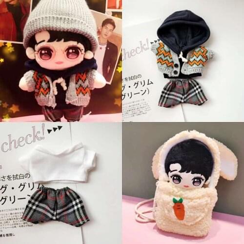 [MYKPOP]Dolls Clothes & Accessoires: Cute Clothes & Bag for 20cm Dolls KPOP Fans Collection SC20050717