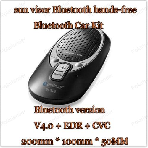 The new Bluetooth V4.0+EDR mini car-styling Bluetooth hands-free car dragging sun visor Bluetooth hands-free intercom system