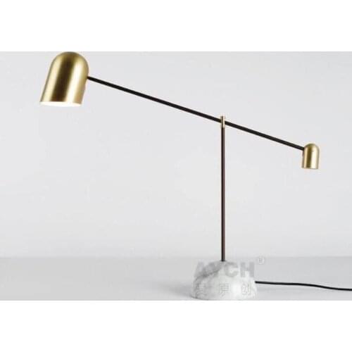 Original postmodern contracted marble lamps fashion show love sitting room office decoration art desk lamp