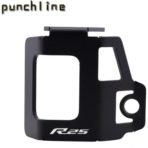 Fit YZF-R25 For ZYF-R3 2015-2021 YZF-R6 10-21 YZF-R1 R1M 98-21 YZF-R15 V3 19-21 rear brake fluid reservoir guard cover protector