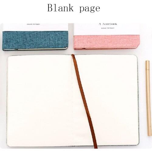 Students Simple Solid Color Notebook Cloth Surface Literature and Art Small Fresh Hand Account Notebook Diary