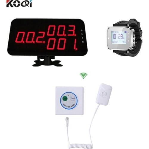 Wire Nurse Call System For Hospital 2-keys Button Vibration Watch CE Certification