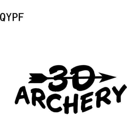 QYPF 15.3*6.7CM Interesting 30 Archery Hunting Sport Decor Car Sticker Vinyl Accessories High Quality Decals C16-1645