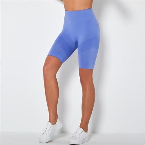 Seamless Biker Shorts Women Solid Push Up Fitness Shorts High Waist Clothing Workout Comfortable Shorts Female Clothing Clothes