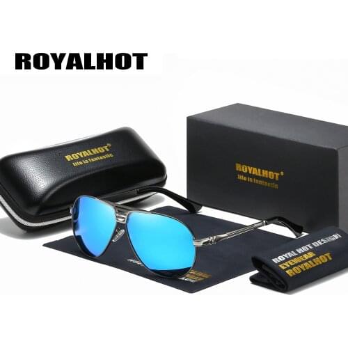 RoyalHot Men Women Polarized Oval Aloy Frame Sunglasses Driving Sun Glasses Shades Oculos masculino Male 90090