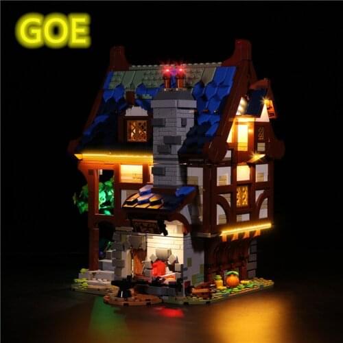 LED Light Kit For Lego 21325 Compatible With Ideas Medieval Blacksmith Building Bricks Toys(Only LED Light Included)