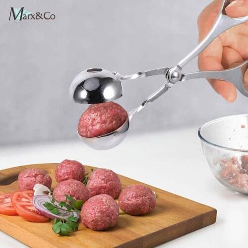 Kitchen Meatball Maker Stainless Steel Meatball Clip Convenient DIY Fish Ball Rice Ball Making Mold Tool Kitchen Accessories