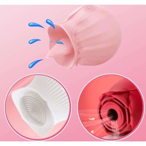 VATINE Jumping Egg Vibrator Sucking Clitoral Stimulation G Spot Tongue Licking Nipple Sucker Breast Massager Sex Toys for Women