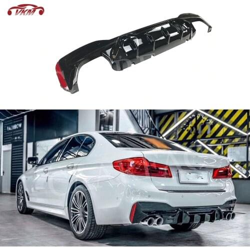 High Quality ABS Rear Bumper Lip Diffuser Apron For BMW 5 Series G30 G38 M Sport 2017-2020 M5 Style Rear Hugger Spoiler