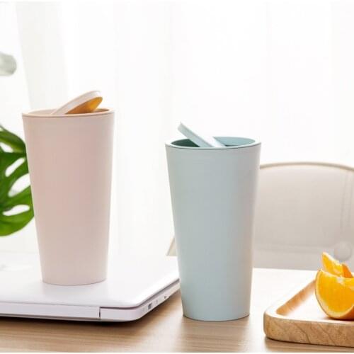 High Quality Creative Waste Bin Small Trash Can Mini Desktop Litter Trash Little Tabletop Trashbox For Office Desk Car Trash Bin