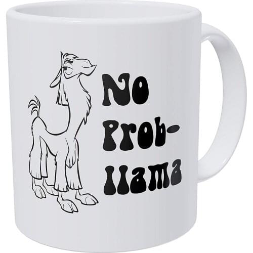 No Prob Llama Problem 11 Ounces Funny Coffee Mug