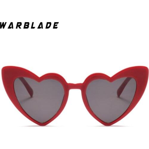 2018 Heart Sunglasses Women brand designer Cat Eye Sun Glasses Retro Love Heart Shaped Glasses Ladies Shopping Sunglass UV400