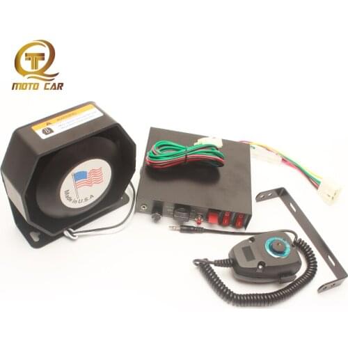 Multi-tone 200W 12V Train Boat Car Horn Megaphone 9 Sound Voice Warning Alarm Police Siren Control Super Lound Horn Trumpets