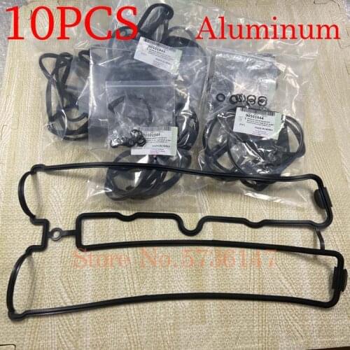 10PCS Aluminum Engine Valve Cover Gasket For Buick Excelle 1.8L Chevrolet Captiva Daewoo Opel Optra Nubira Antara Astra 90501944
