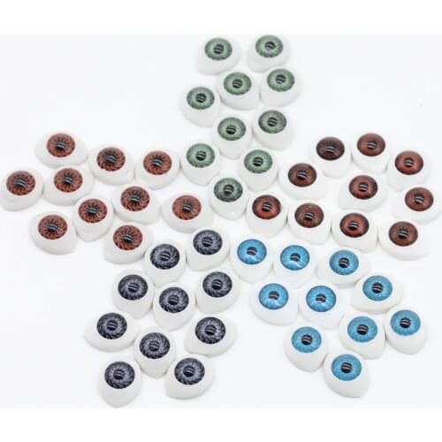 10PCs Safety Plastic Eyes Toy For BJD Crafts DIY Kids toys14mmx19mm es010