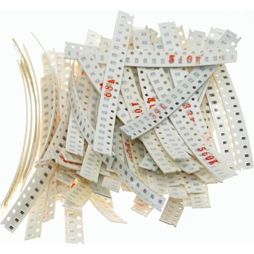 1480pcs 74 Values 1ohm-10Mohm 1% 0.125W 0805 SMD Resistor Assortment Kit set