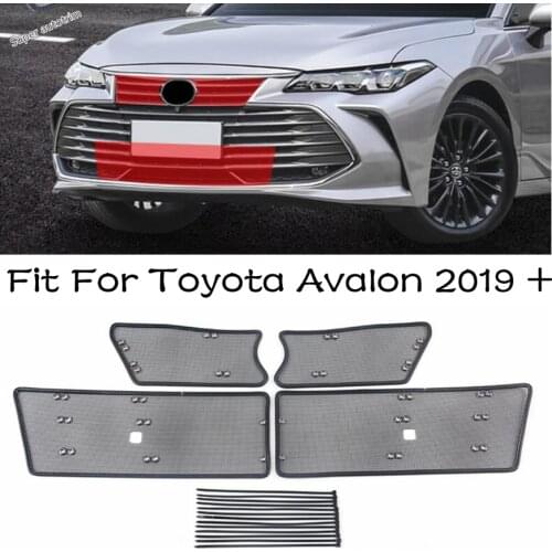 Car Insect Screening Mesh Front Grille Insert Net Protection Kit Fit For Toyota Avalon 2019 2020 2021 Exterior Refit Accessories