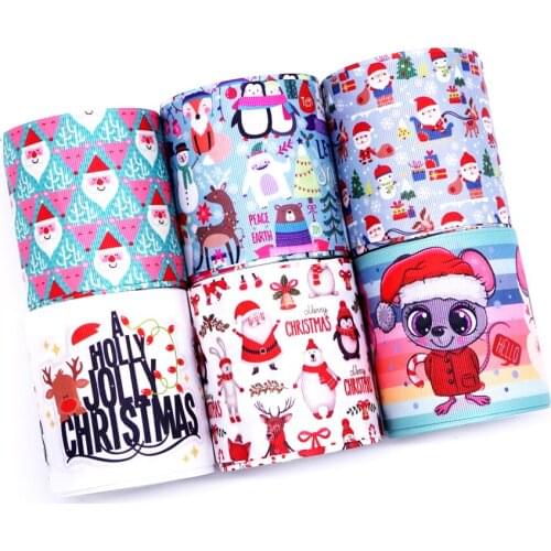 Free shipping 50 yard cartoon printed grosgrain ribbon 32877