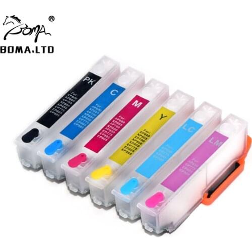 BOMA.LTD 277XL T2771 -T2776 Refillable Ink Cartridge ARC Chip For EPSON XP-970 XP-960 XP-950 XP-860 XP-850 Printer Ink Cartridge
