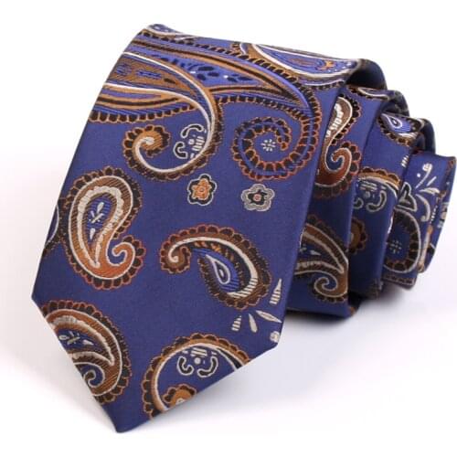 2020 New High Quality Fashion Formal Ties For Men Business Suit Work Necktie Mens 7.5CM Wide Tie Geometric Print Neck Tie