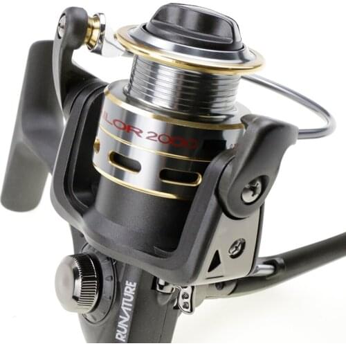 RUNATURE Spinning Reel 2000-5000 Series 7+1BB Aluminum Spool Metal Foldable Handle Super Power Fishing Reel for Bass Carp