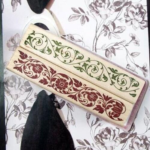 DIY Classic Retro Lace Flower Decoration Edge pattern Stamp for Diary Scrapbooking Creative Gift H321