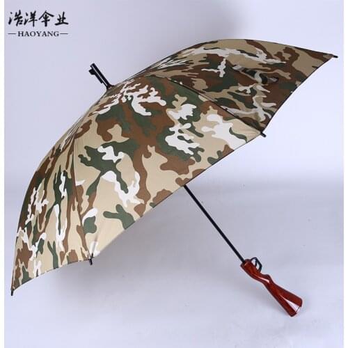 Male Personality Creative Camouflage 98k Rifle Gun Umbrella Sunscreen Anti-UV Students Umbrella Vibrato Same Paragraph