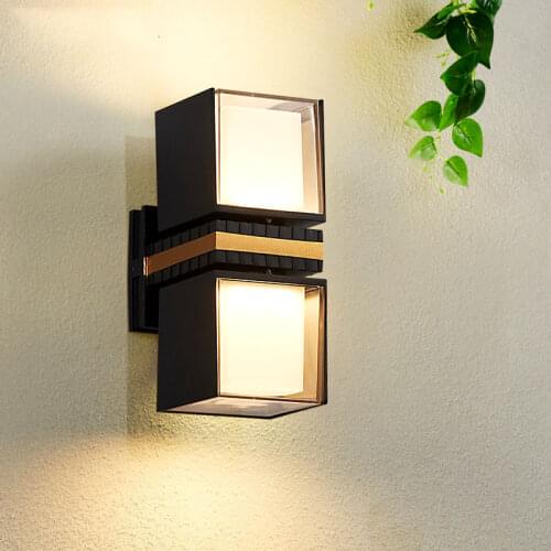 New practical wall lamp adjustable rotating outdoor waterproof led wall lamp balcony exterior courtyard patio wall light