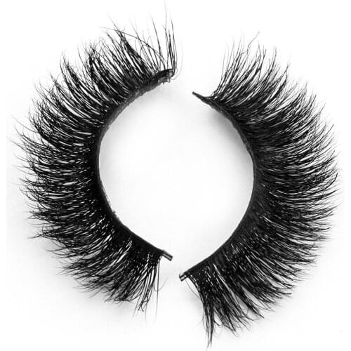 Manufacturer Directly Sells 3D 3-Dimensional Multi-layer Mink Hair Handmade False Eyelashes A08 Dense Cross Natural Style Makeup