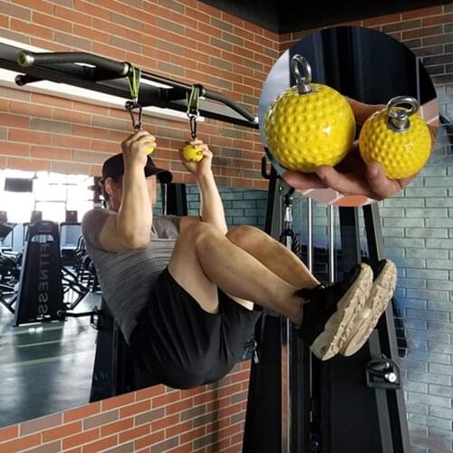 Hand Strengthener Cannonball Grips 7.2/9.7cm Hand Grips Pull Ups Training Arm and Back Muscles Wrist Finger Training ball