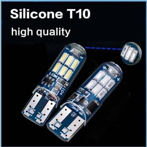 T10 4014 W5W Car LED Lights Waterproof Reading Light License Plate Light Door Lamp Auto Interior Bulbs