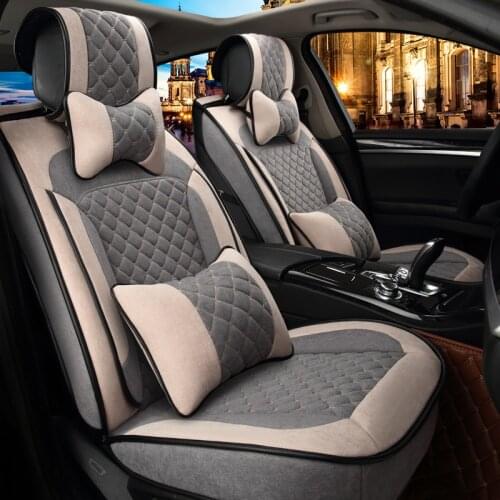 Twill Fabric Car Cushion Stylish Car Seat Cover For Toyota Prius Prado 150 120 Highlander Sienna Zelas Verso Mark X Crown