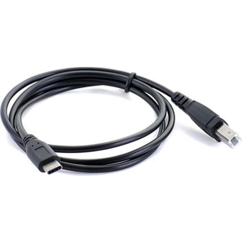 1M USB-C USB 3.1 Type C Male to USB 2.0 B Type Male Data Cable Phone Printer NK-Shopping