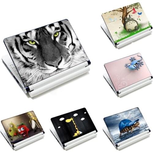 14" 15.4" 15.6" Animal Prints Laptop Skin Decal Sticker Cover PVC Notebook PC Reusable Protector for Macbook Lenovo HP ASUS ACER